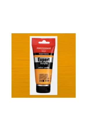 ACRILICO AMSTERDAM EXPERT 75ML 210  AMARILLO CADMIO OSCURO SERIE 4 Lujoso