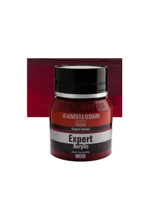 Envío Internacional ACRILICO AMSTERDAM EXPERT 400ML 322 CARMIN OSCURO SERIE 3