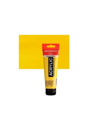 ACRILICO AMSTERDAM 120ML 272  AMARILLO TRANSPARENTE MEDIO Precio De Oferta