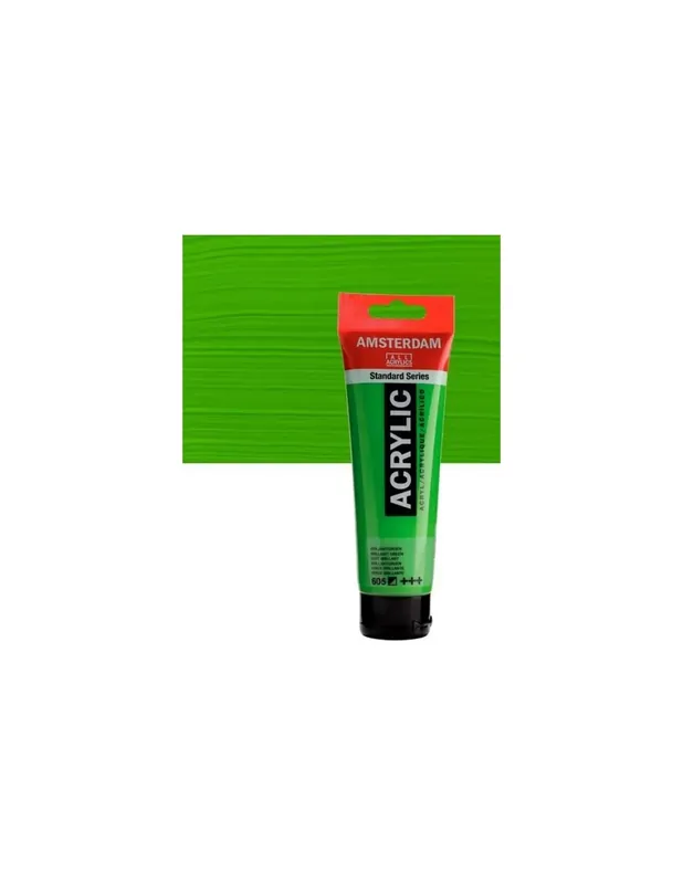 Precio De Fábrica ACRILICO AMSTERDAM 120ML 605 VERDE BRILLANTE
