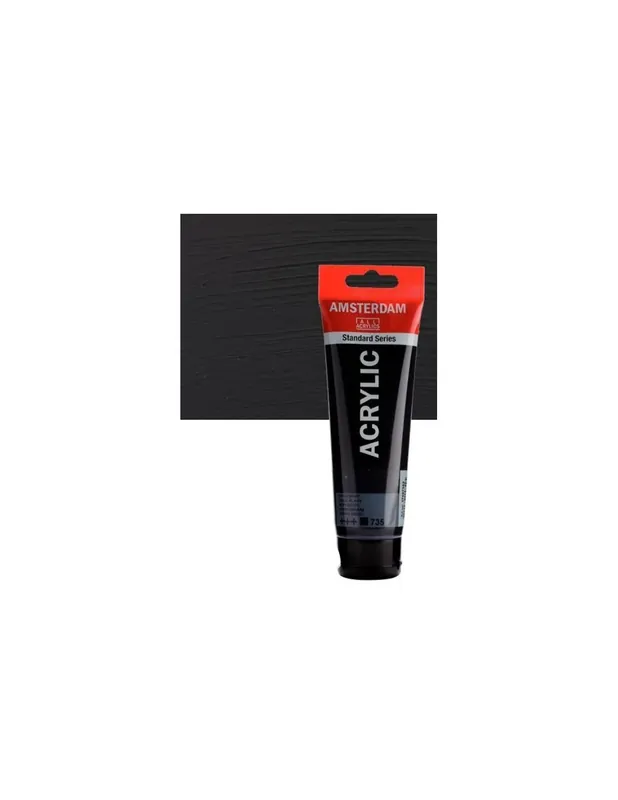 Exclusivo ACRILICO AMSTERDAM 120ML 735 NEGRO OXIDO
