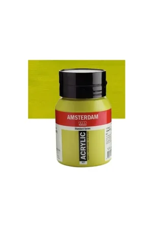 Marca Reconocida ACRILICO AMSTERDAM 500ML 621 VERDE OLIVA CLARO