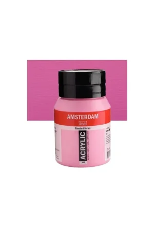 Alta Calidad ACRILICO AMSTERDAM 500ML  385 ROSA QUINACRIDONA CLARO