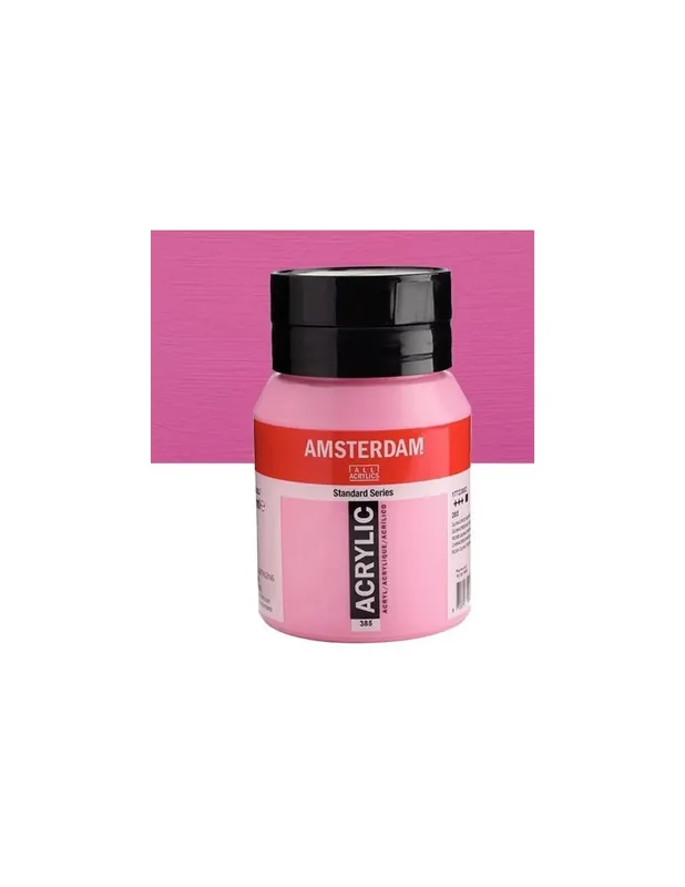 Alta Calidad ACRILICO AMSTERDAM 500ML 385 ROSA QUINACRIDONA CLARO