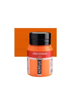 ACRILICO AMSTERDAM 500ML 276 ANARANJADO AZO Garantía Incluida