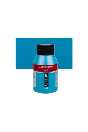 Disponible Ahora ACRILICO AMSTERDAM 1L 522 AZUL TURQUESA