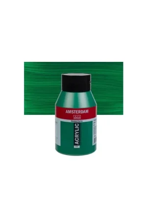 Disponible Ahora ACRILICO AMSTERDAM 1L 619 VERDE PERMANENTE OSCURO