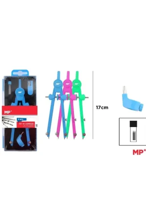 COMPÁS BIGOTERA COLORES 4 PIEZAS Precio De Oferta