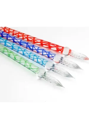 Profesional PLUMA DE CRISTAL HERBIN DETALLES ROJOS