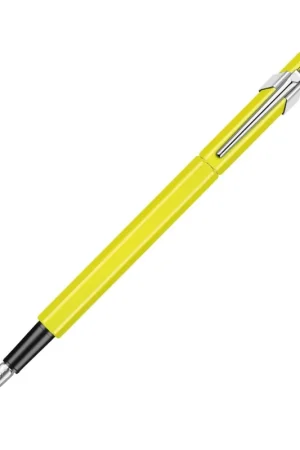 PLUMA AMARILLA FLUOR CARANDACHE PUNTA MEDIA Rebajas