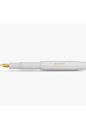 PLUMA CLASSIC SPORT BLANCO DORADO + CLIP Oferta Especial