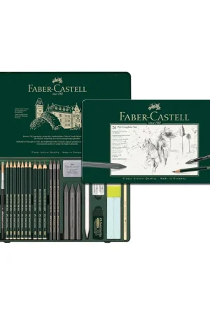 Imprescindible (Must-Have) SET GRAFITO FABER CASTELL PITT  GRAFITO 26 PIEZAS