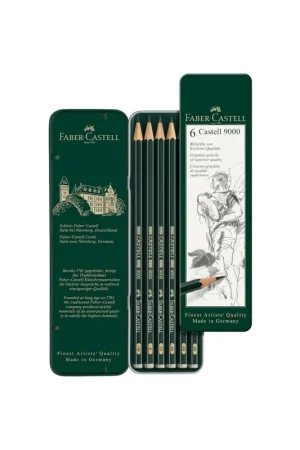Máxima Calidad ESTUCHE 5 LAPICEROS GRAFITO ACUARELABLE FABER CASTELL