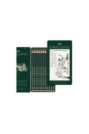 No Te Lo Pierdas ESTUCHE 12 LAPICES GRAFITO FABER CASTELL 9000