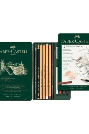 Precio Rebajado SET MONOCHROMO FABER CASTLL 12 PIEZAS