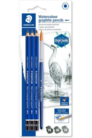 SET CARTON GRAFITO ACUARELABLE STAEDLER Edición Limitada