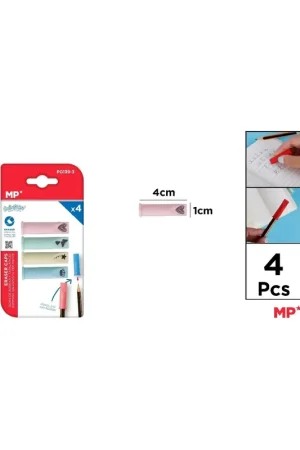 Marca Reconocida GOMA DE BORRAR ADAPTABLE A LAPIZ PROTECTOR PUNTA