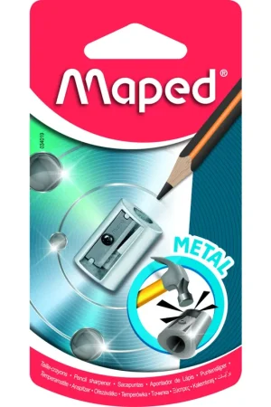 Lujoso SACAPUNTAS METALICO MAPED