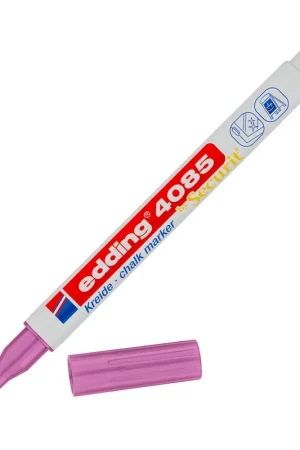 MARCADOR DE TIZA. ROSA METÁLICO. Popular