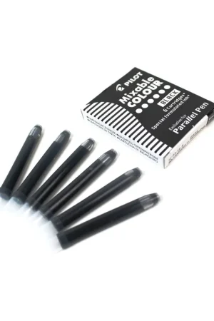 Oferta Limitada 6 CARTUCHOS DE COLORES NEGRO PARA PLUMA PARALLEL