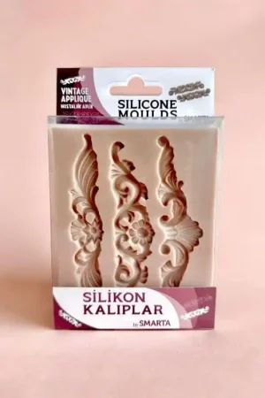 MOLDE SILICONA SMARTA APLIQUES VINTAGE Última Versión
