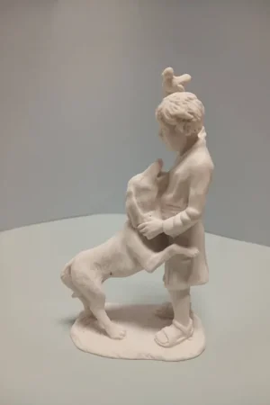 Bestseller MARMOLINA, PASTOR NIÑO CON PERRO 14 CM