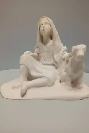 MARMOLINA, PASTORA CON PERRO 8x9x6 CM Stock Limitado