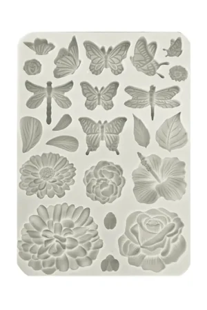 Rebajas MOLDE SILICONA STAMPERIA 14.8x21 CM MARIPOSAS Y FLORES