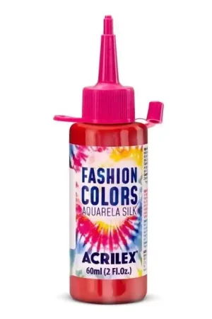 PINTURA SEDA ACRILEX Nº507 ROJO FUEGO 60 ML Comprar En Línea