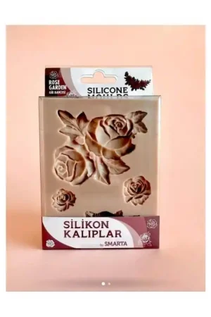 MOLDE SILICONA SMARTA JARDÍN DE ROSAS Auténtico