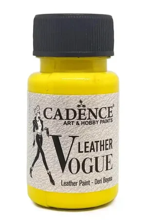PINTURA CUERO CADENCE LEATHER VOGUE Nº02 AMARILLO 50 ML Última Versión