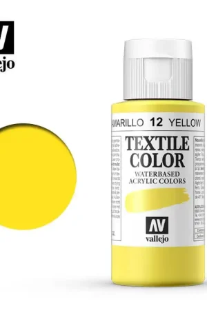 PINTURA TELA VALLEJO Nº12 AMARILLO 60 ML Oferta Limitada