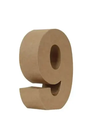 Comprar En Línea NÚMERO PAPEL MACHÉ "9" 25 CM