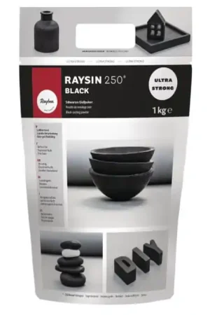 Tendencia POLVO PARA MODELAR RAYSIN 250 NEGRO 1 KG