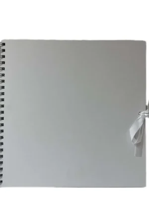 ÁLBUM SCRAP BLANCO TAPA BLANDA 30x30 CM Tendencia