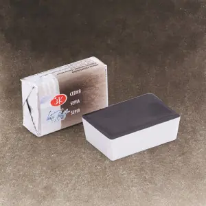 Bestseller Acuarelas White Nights en godet Sepia 413