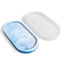 Precio Bajo MOLDE SILICONA LA PAJARITA BANDEJA JOYERO OVALADA 186x102x20 MM