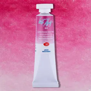 Bestseller Acuarelas White Nights en tubo 10 ml. Violeta Rosa Quinacridona 622