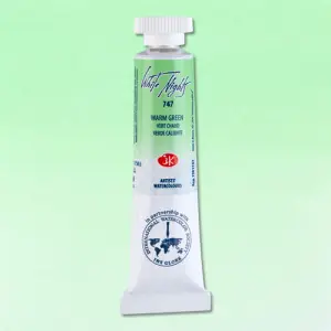 Profesional Acuarelas White Nights en tubo 10 ml. Verde Cálido 747 (Pastel)