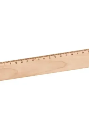 Exclusivo REGLA DE MADERA 31x3.3x0.5 CM