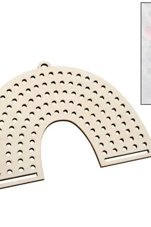 MOLDE MACRAMÉ ARCO IRIS 25x17.6x0.4 CM Ordenar Ahora Mismo