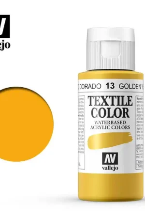 Oferta Especial PINTURA TELA VALLEJO Nº13 AMARILLO DORADO 60 ML