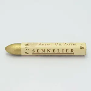 Hecho A Mano Pastel al óleo Sennelier iridesciente 5ml Oro Rico