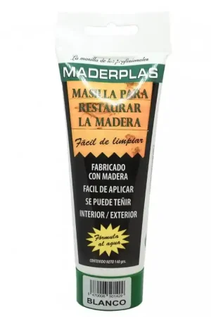 Súper Precio MASILLA REPARA MADERA COLOR BLANCO 140 GR.