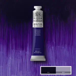 Envío Exprés Óleo Winsor & Newton Winton color Azul de Dioxacina (200 ml)