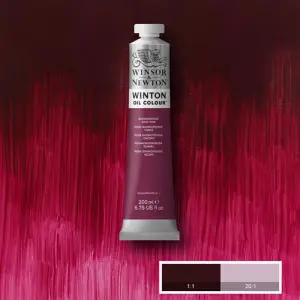 Hecho A Mano Óleo Winsor & Newton Winton color Quinacridona Rosa Oscura (200 ml)