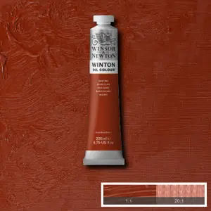 Promoción Exclusiva Óleo Winsor & Newton Winton color Rojo Claro (200 ml)