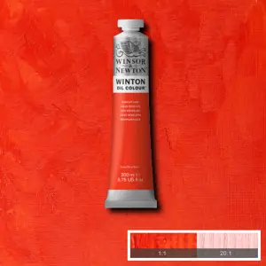 Lujoso Óleo Winsor & Newton Winton color Laca Escarlata (200 ml)
