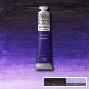 Óleo Winsor & Newton Winton color Púrpura de Dioxacina (200 ml) Favorito De Clientes