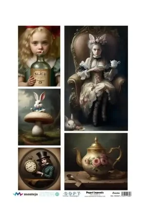 Oferta Especial PAPEL ARROZ JAPONÉS SOFT A3 ALICIA MARAVILLAS